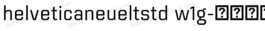 helveticaneueltstd w1g字体转换